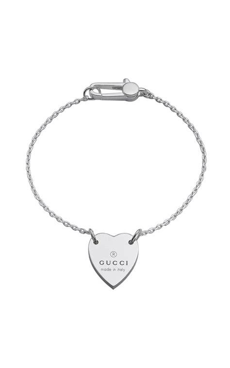 Gucci Heart bracelet with Gucci trademark YBA223513001017